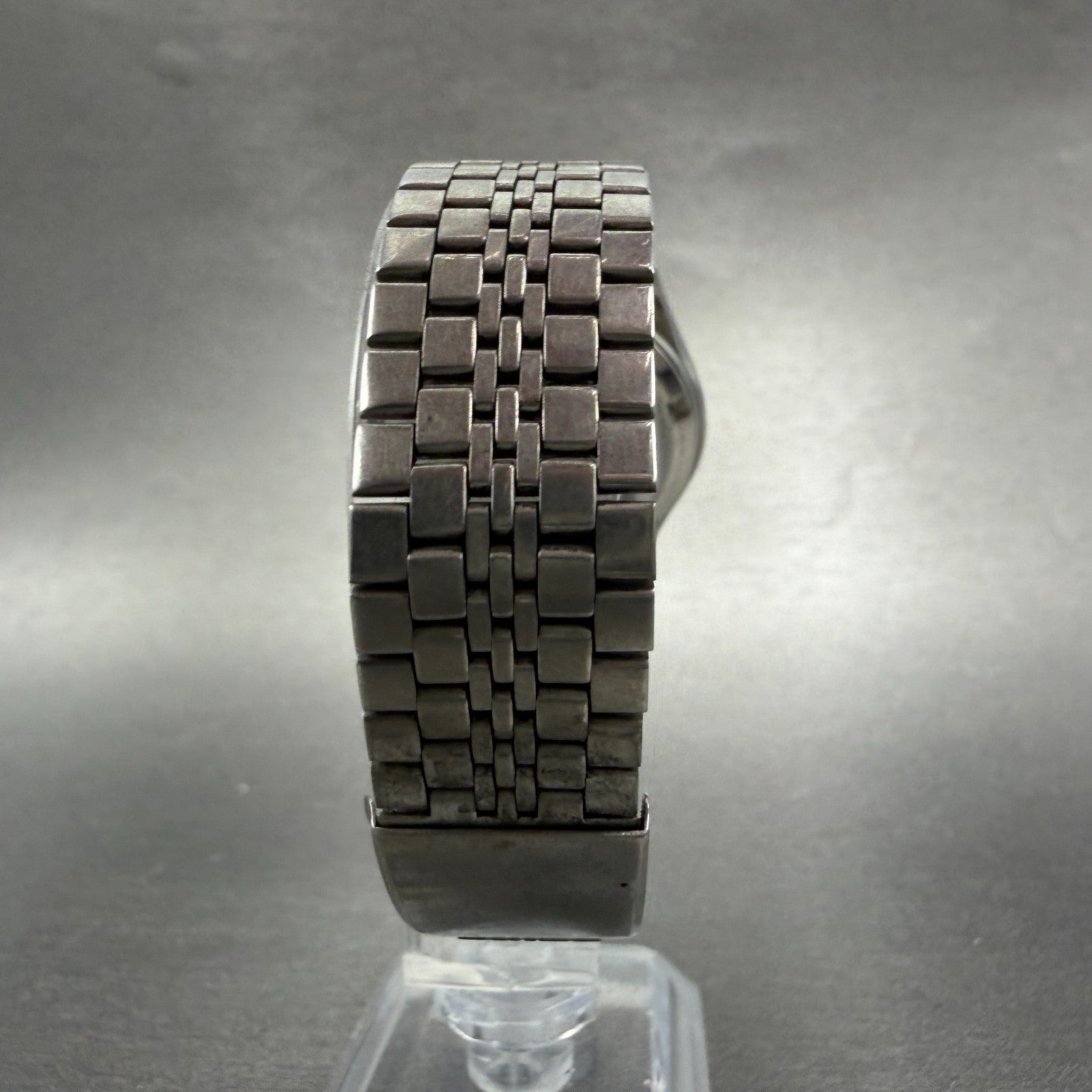 Seiko Silverwave Watch Men 35mm White Dial Steel Round 7121-7010 New Battery VTG7