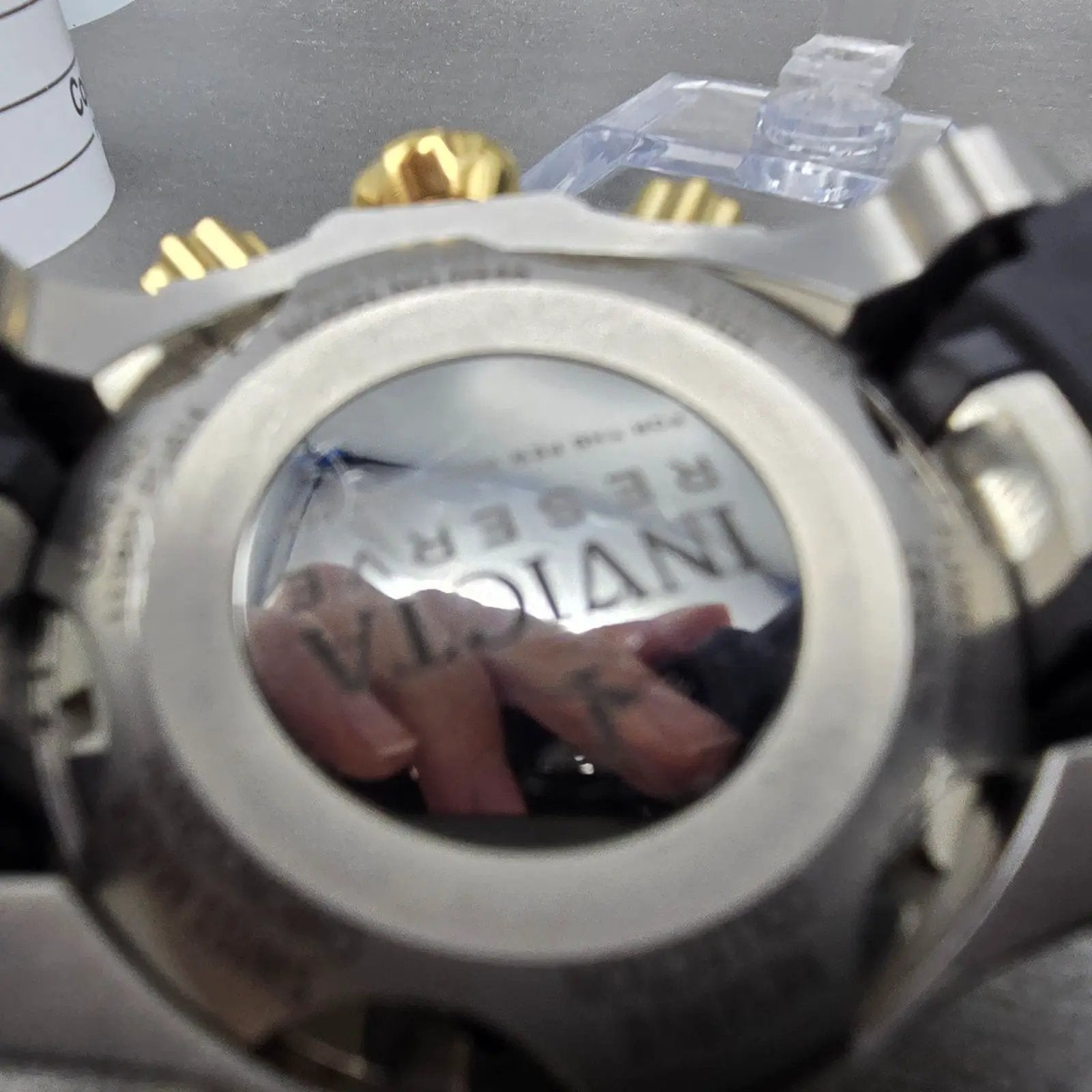 Invicta Venom Chronograph Watch Women 47mm MOP Dial Two Tone 0946 New Battery10