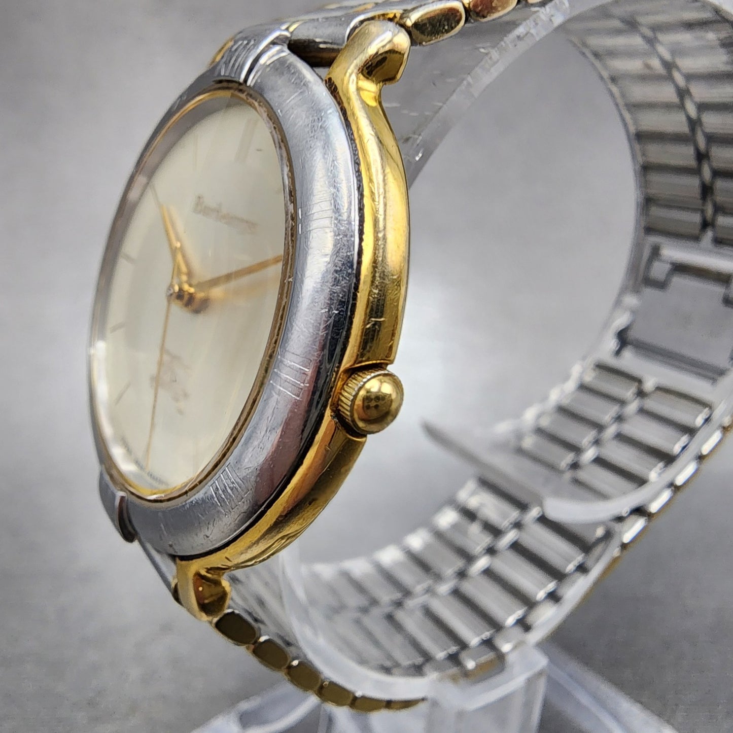 Burberry Watch Men 32mm Champagne Dial Two Tone Round 4630-E60795 PARTS