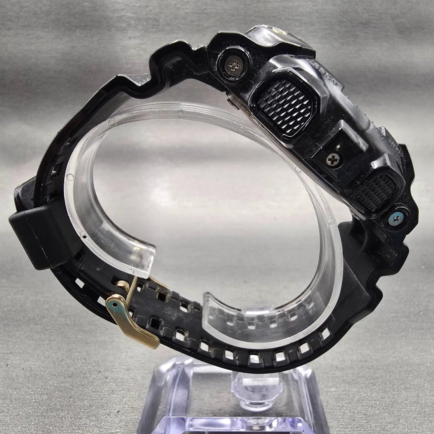 Casio G-Shock GA-140GB Watch Men 50mm Gold Black Chronograph Alarm New Battery8