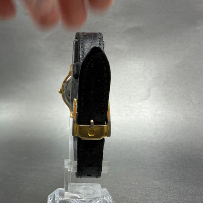 Movado Museum Watch Women 26mm Black Dial Gold Tone Round 87-E4-0814 New Battery7