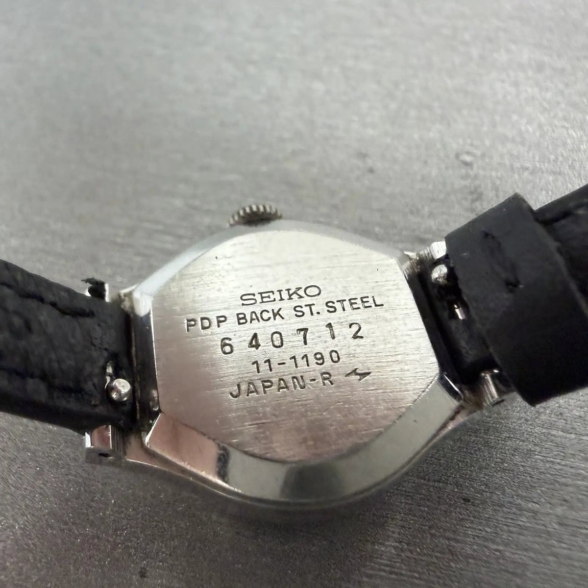 Seiko Watch Women 19mm Silver Dial Silver Tone Manual Round 11-1190 Runs VTG9