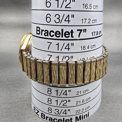 Seiko SQ Watch Men 34mm Gold Dial Gold Tone Daydate Round 8223-8009 New Battery9