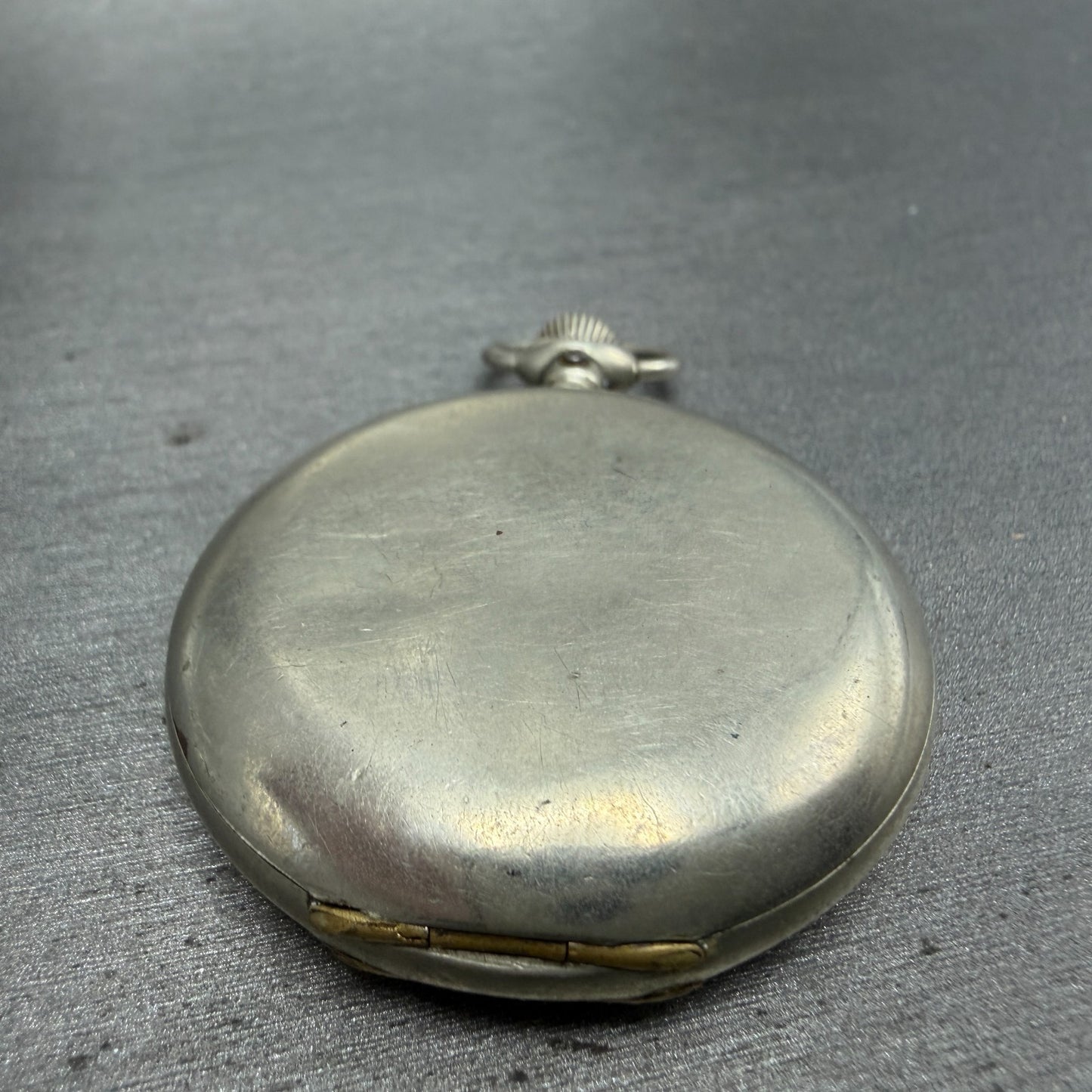 Elgin Pocket Watch 41.5mm White Dial Silver Tone Grade 94 Round Manual Wind PART11