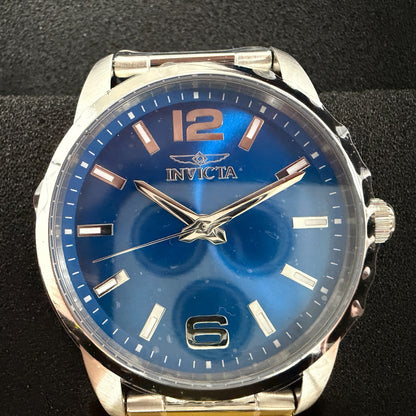 Invicta Celestial Watch Men 43mm Blue Dial Silver Round Bracelet 484901