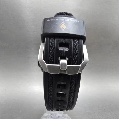 Casio Pro Trek PAW-1100 Watch Men 52mm Gray Silver Solar Triple Sensor Alarm JP8