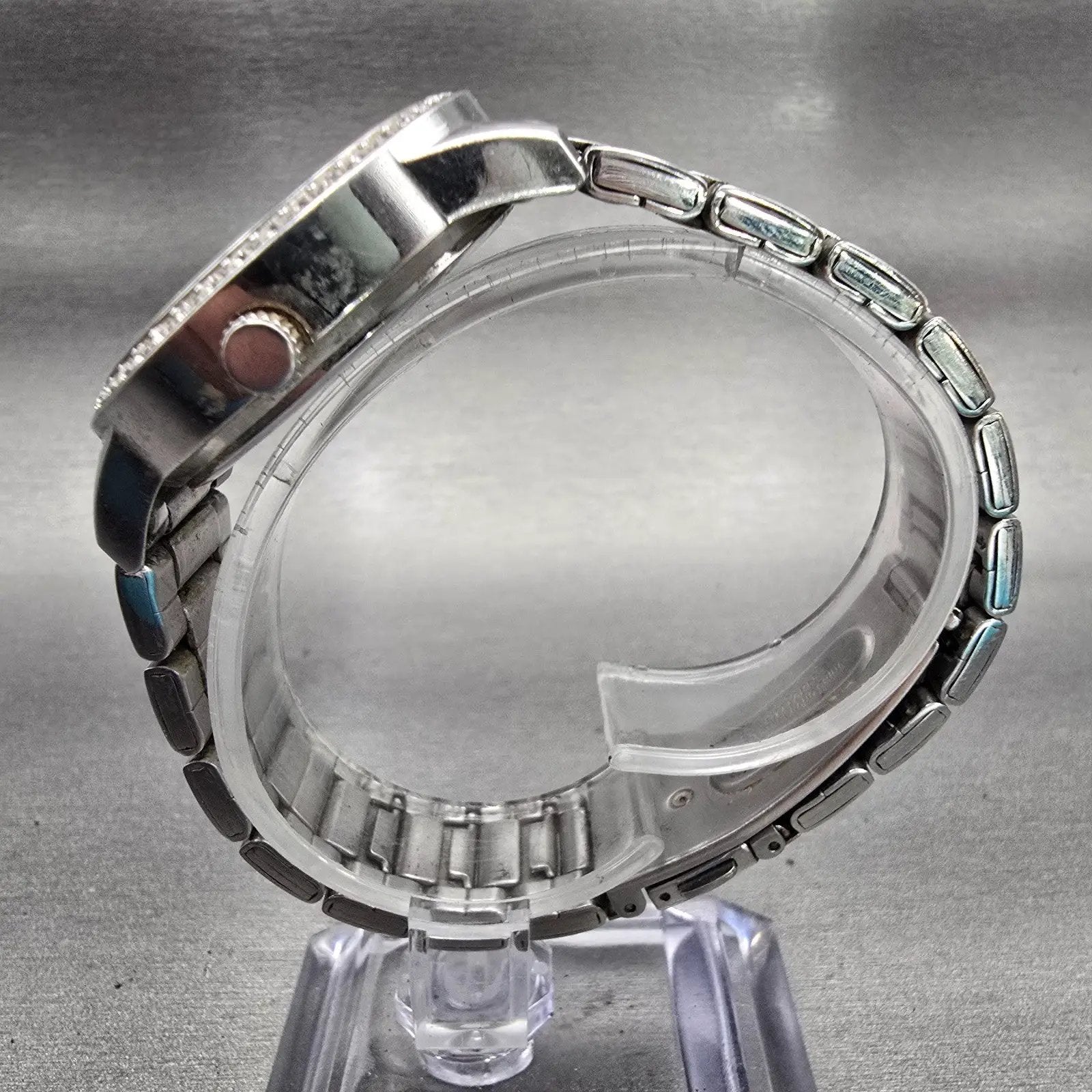 Citizen Watch Women 35mm MOP Dial Silver Tone Gemmed 6329-S081289 New Battery6