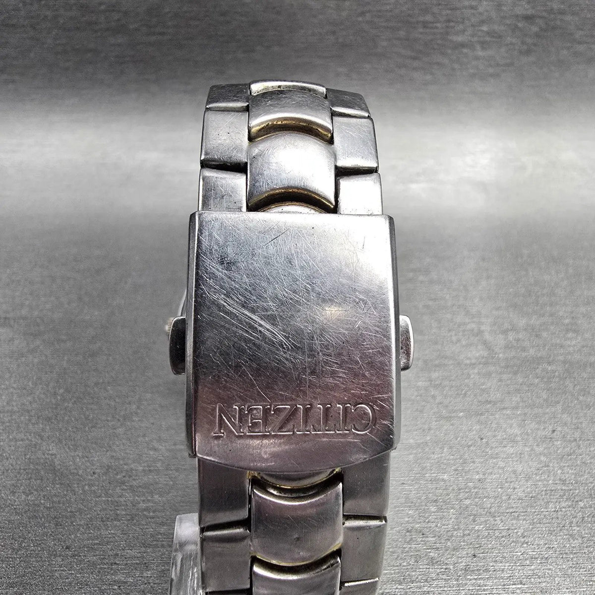 Citizen Watch Men 38mm Gray Dial Two Tone Date Round 2510-S020359 New Battery7