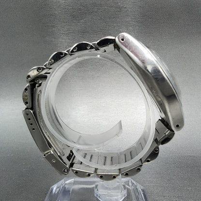 Swatch Irony Happy Joe Watch Men 37mm Gray Dial Steel Date Round New Battery8
