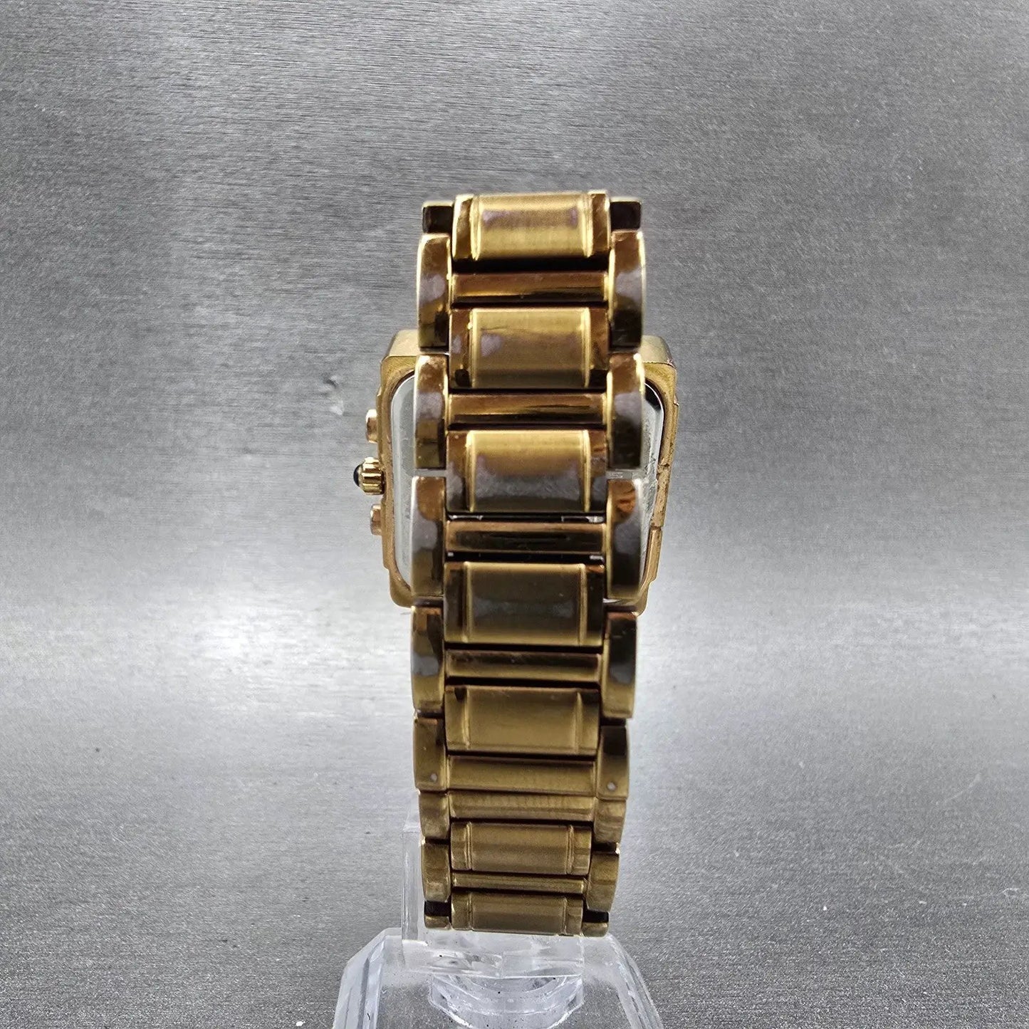 Invicta WildFlower Watch Women 33mm Rose Dial Rose Gold Tone Daydate New Battery9