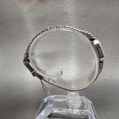 Seiko Watch Women 21mm Silver Dial Silver Tone Octagon 14005900 New Battery8