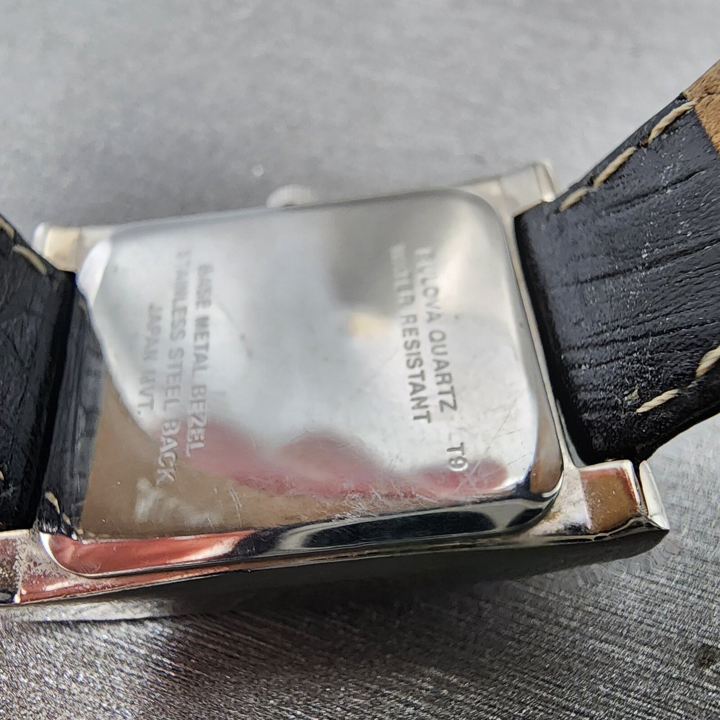 Bulova Tank Watch Women 21mm White Dial Silver Tone Date Rectangle New Battery