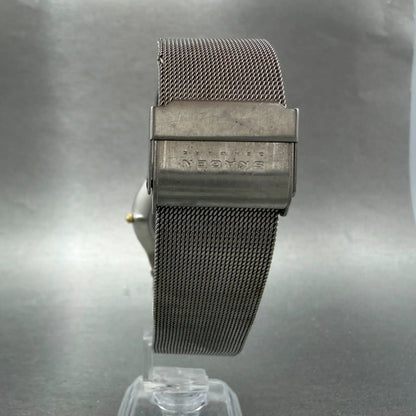 Skagen Watch Men 36mm Silver Dial Silver Tone Date Round 233XLSGS New Battery7