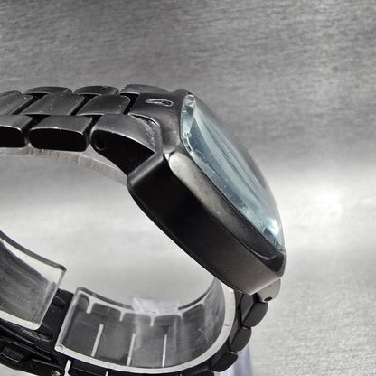 Nixon The Small Player Watch Women 33mm Black Dial Black Tone Rectangle New Batt3