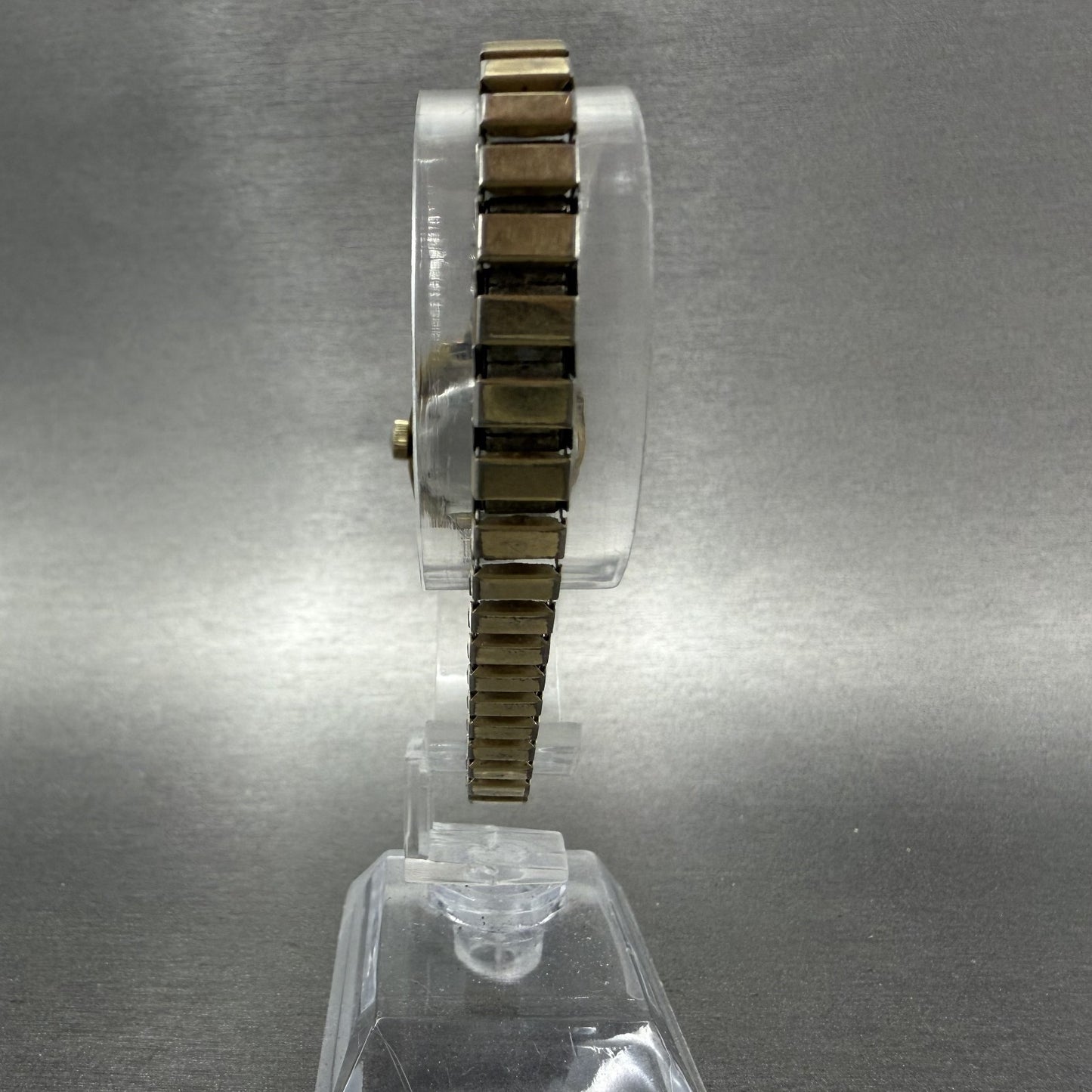Tissot Seastar Automatic Watch Women 23mm Silver Dial Gold Tone Date PARTS READ!7