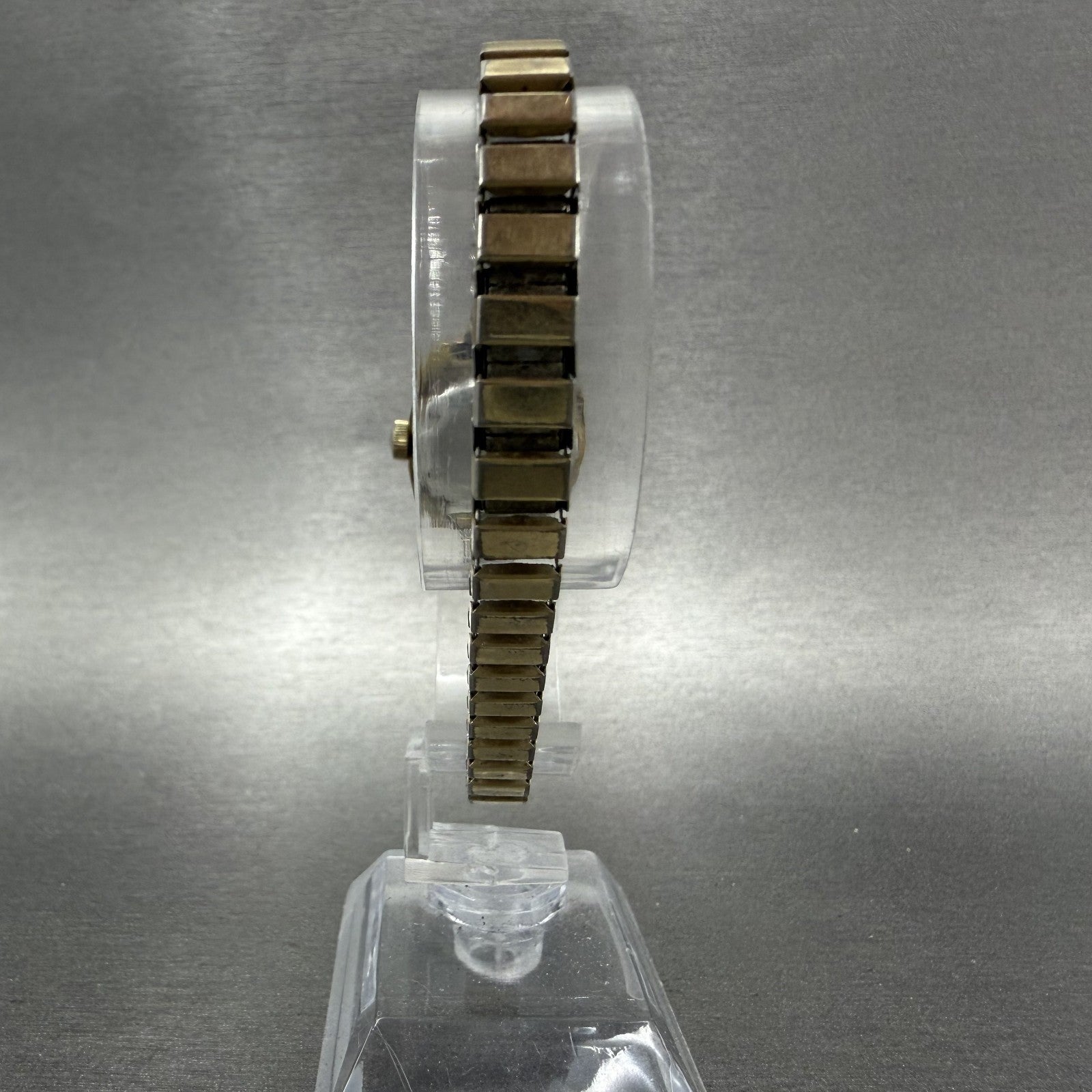Tissot Seastar Automatic Watch Women 23mm Silver Dial Gold Tone Date PARTS READ!7