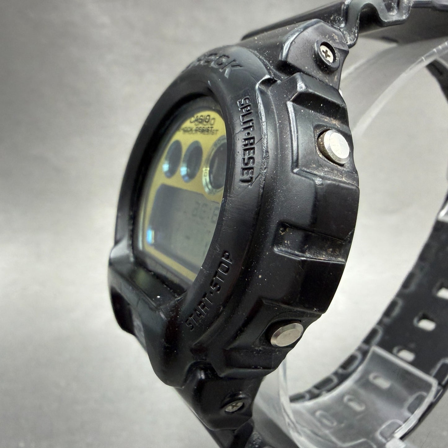 Casio G-Shock DW-6900PL Watch Men 51mm Gold Black Alarm Chronograph New Battery2