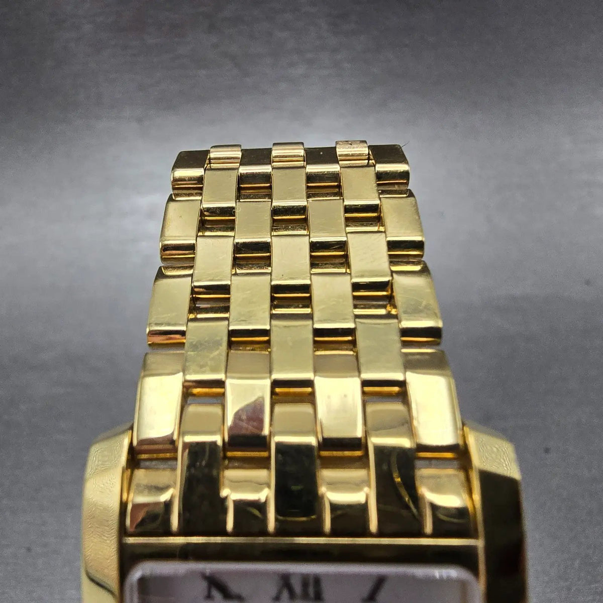 Wittnauer Tank Watch Men 26mm White Dial Gold Rectangle READ!! 11A01 New Battery4