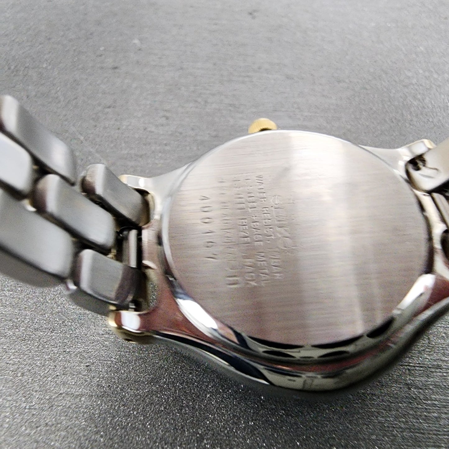 Seiko Exceline Watch Women 26mm White Dial Two Tone Round 3F310C40 New Battery10