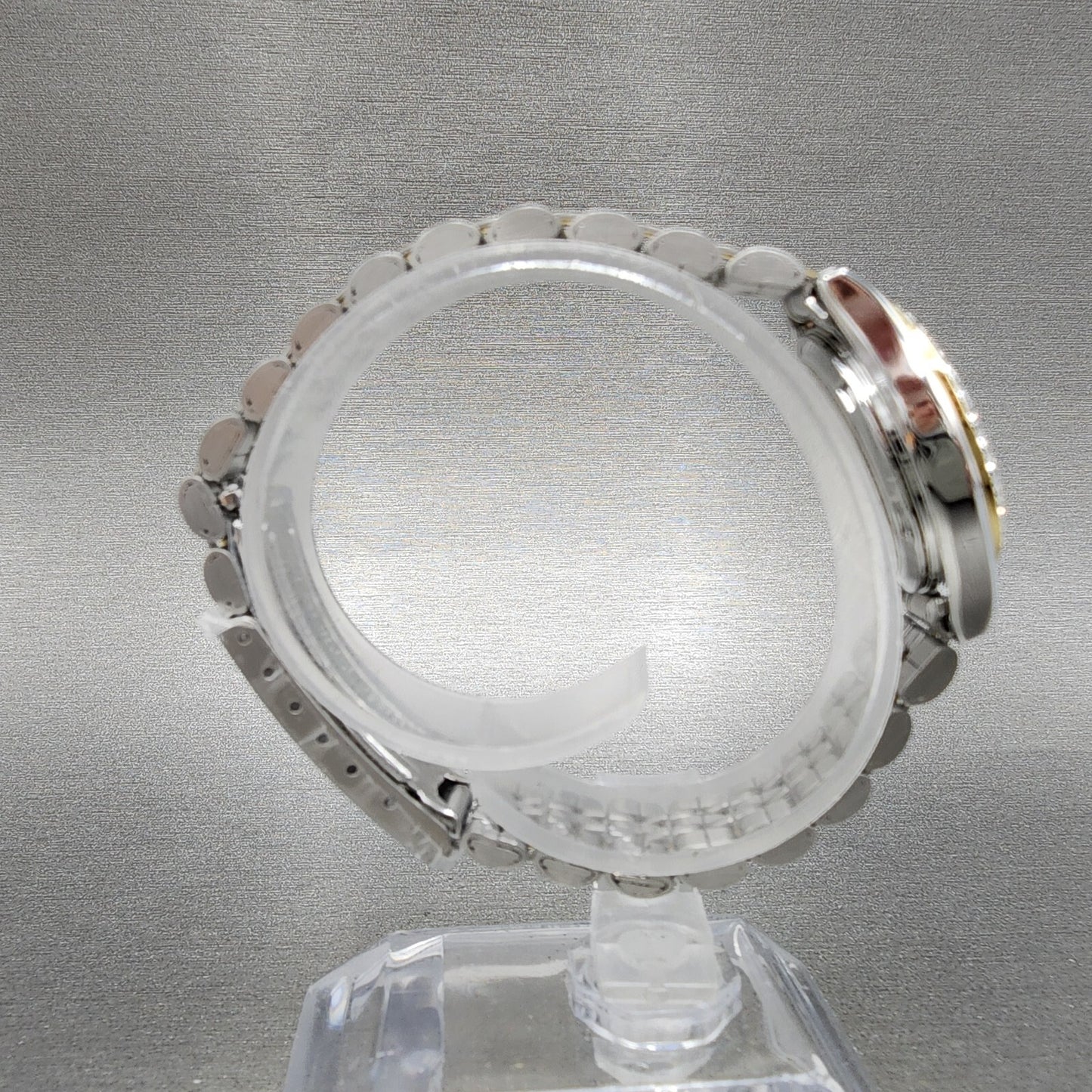 Citizen Watch Women 26mm MOP Dial Crystal Bezel Two Tone Daydate EQ053450D8