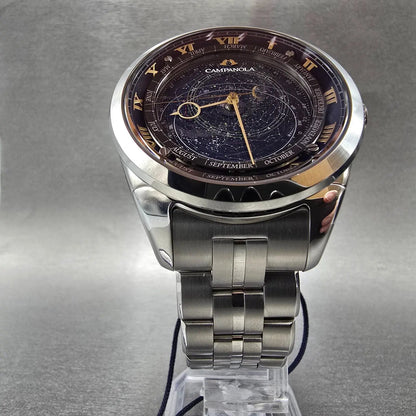 Citizen Campanola Cosmosign Watch Men 44mm Blue Dial Steel AO4010-51M7