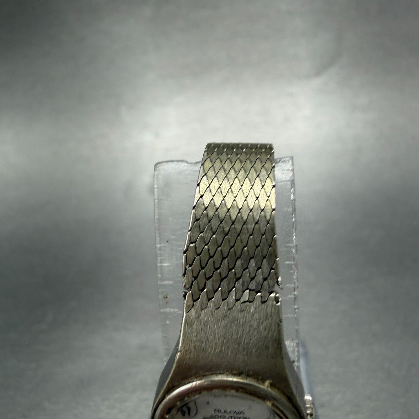 Bulova Accutron Watch Women 16mm White Dial Silver Tone Round New Battery VTG4