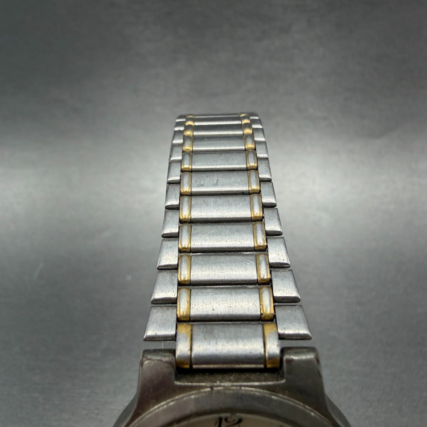 Ricoh Watch Unisex 32mm Cream Dial Two Tone Round 272055 New Battery4
