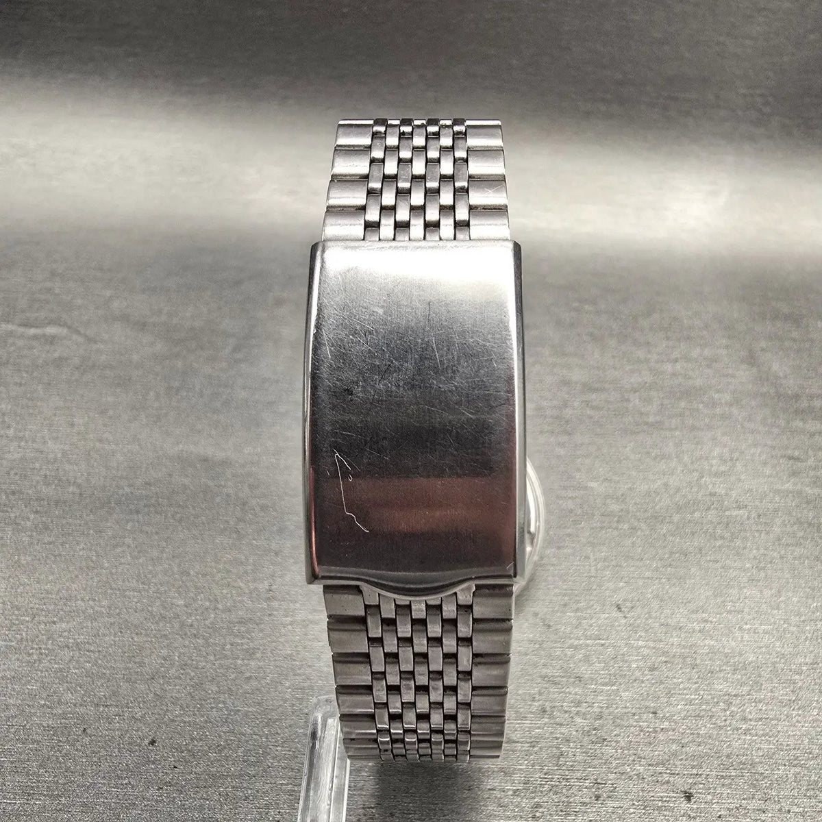 Seiko Spirit Watch Men 33mm Silver Dial Silver Tone Date Round 5E32-6A40 New Bat7