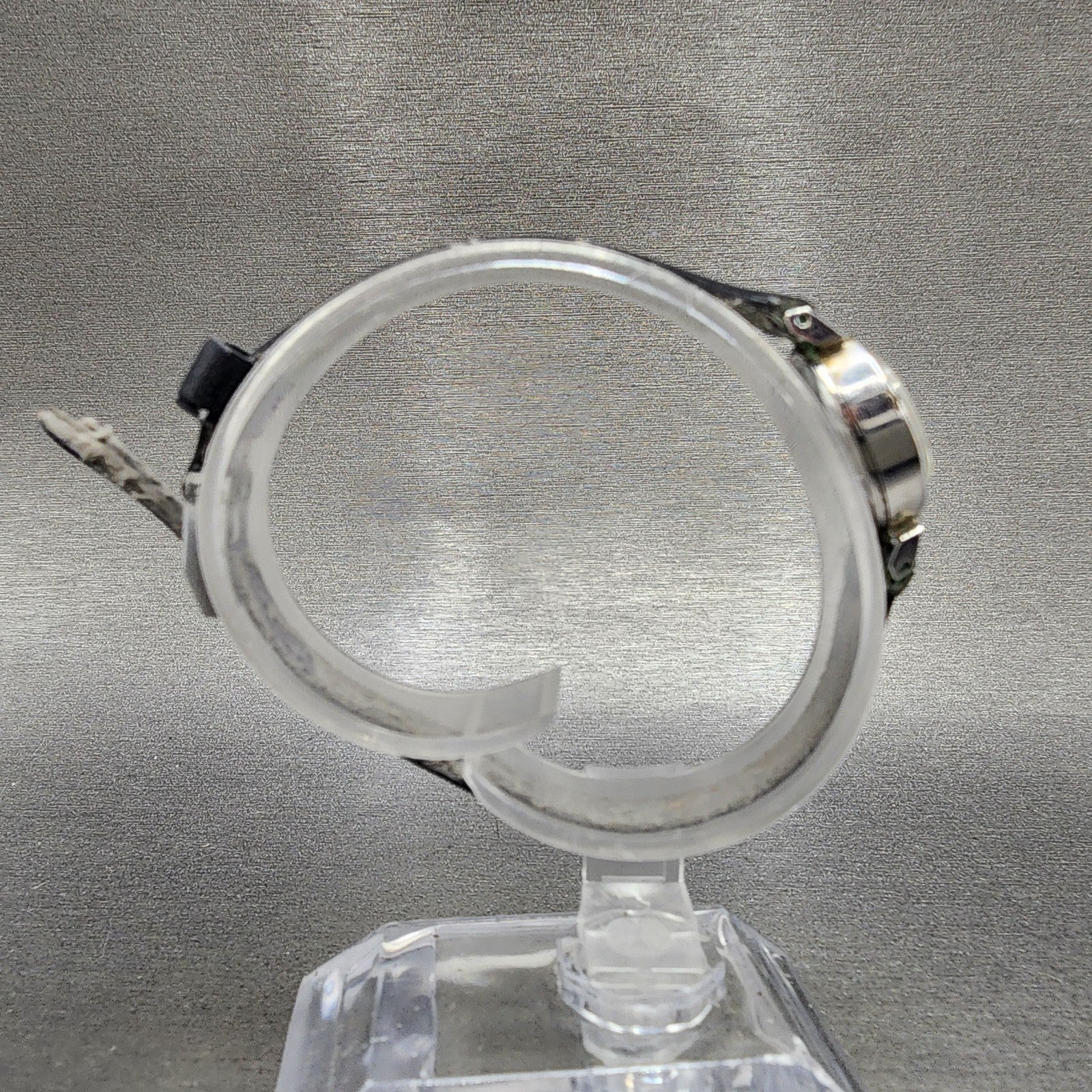 Seiko Solar Watch Women 15mm Silver Dial Silver Tone Manual Oval 100470 Runs8