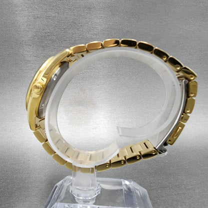 Citizen EcoDrive Watch Women 33mm MOP Dial Gold Tone Date Round EW270259D6