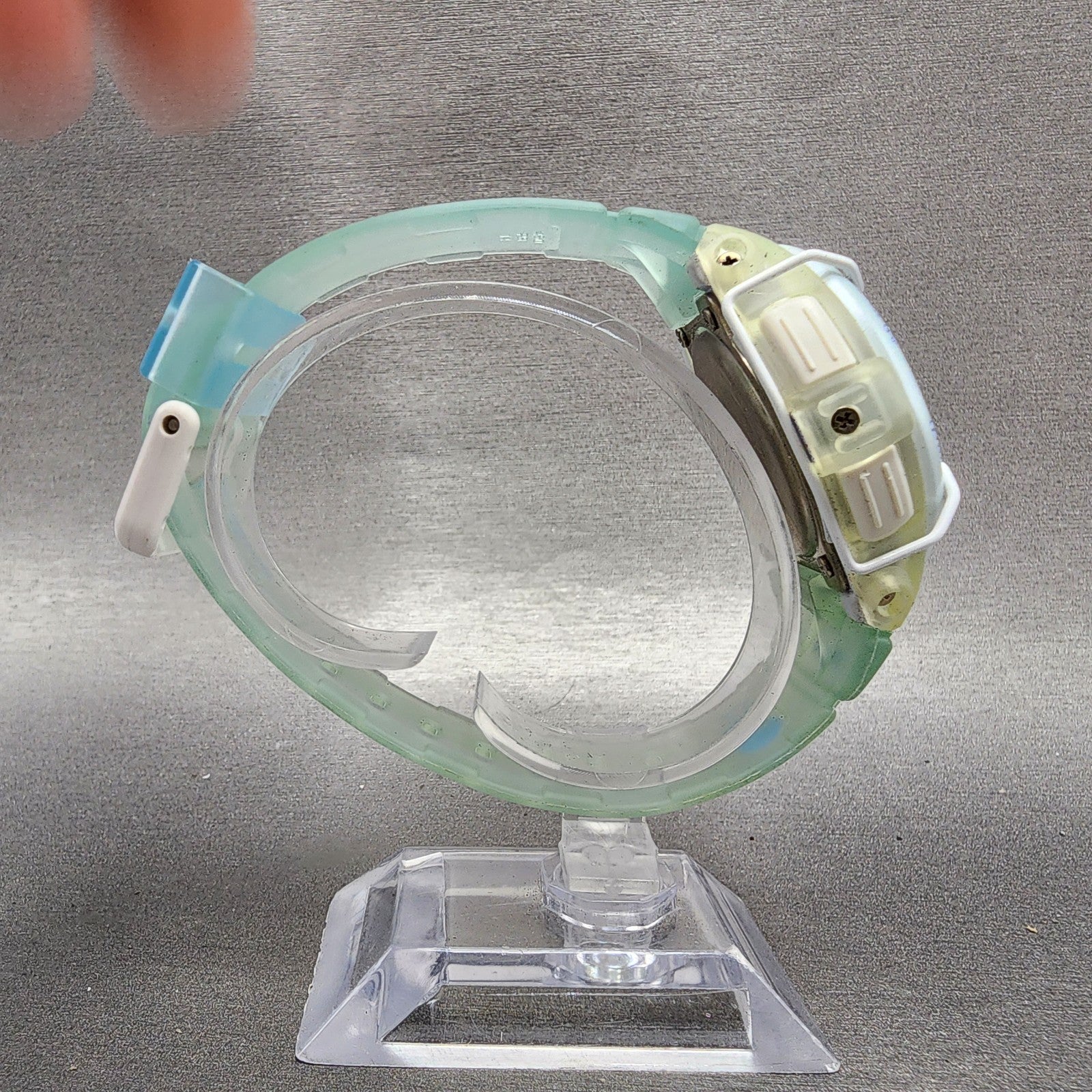 Casio BabyG Watch Women 42mm Digital Blue Clear Alarm Chrono BGT110 Pingu8