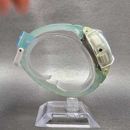 Casio BabyG Watch Women 42mm Digital Blue Clear Alarm Chrono BGT110 Pingu8
