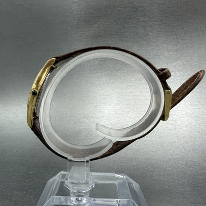 Seiko Watch Women 28mm Gold Dial Gold Tone Round 4N00-0720 New Battery Vintage6