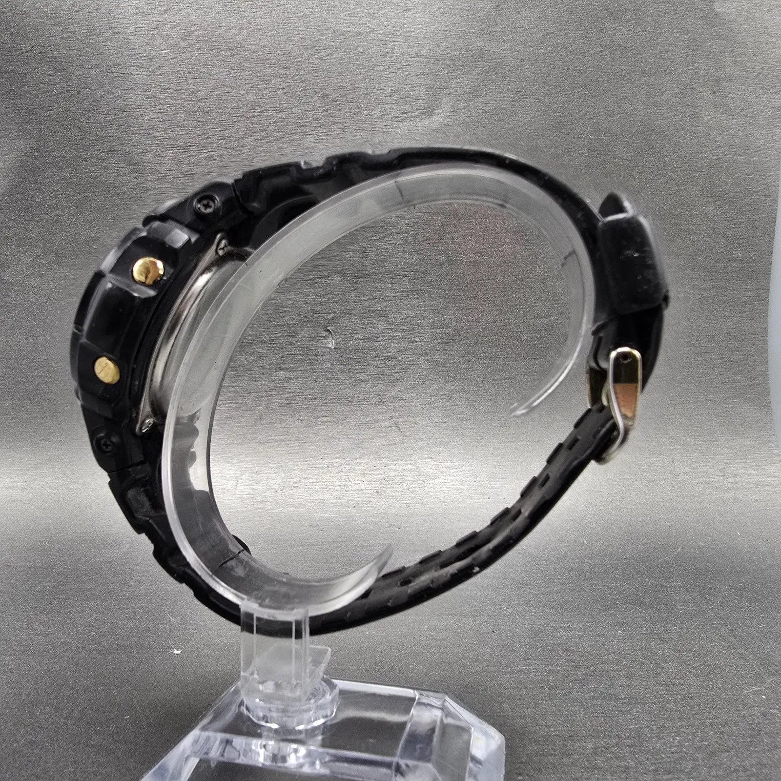 Casio G-Shock AWG-M100SBG Watch Men 49mm Black Gold Alarm Chronograph Solar READ7