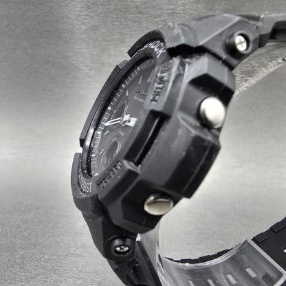 Casio G-Shock AWG-M100B Watch Men 46mm Black Alarm Chrono Solar Works JP2