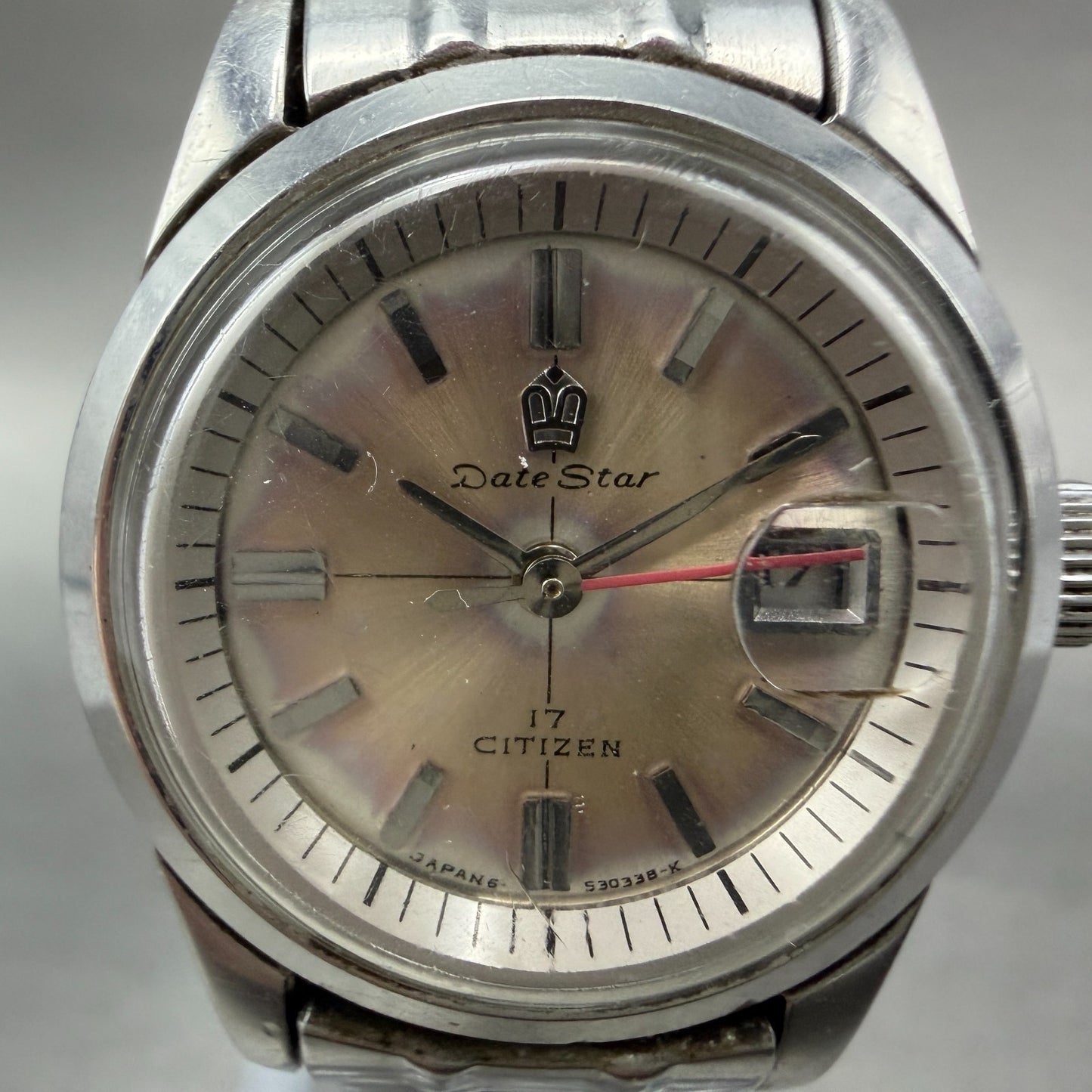 Citizen Date Star Watch Women 24mm Silver Dial Silver Tone 4-530314 Manual PARTS2