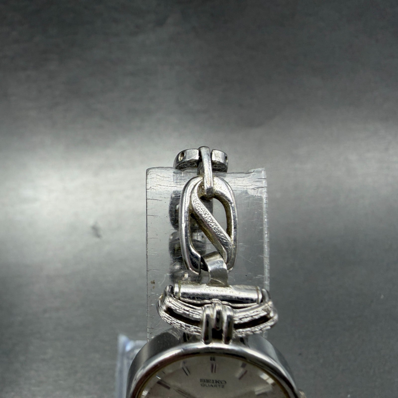 Seiko Watch Women 21mm Silver Dial Silver Tone Round 1421-0030 New Battery4