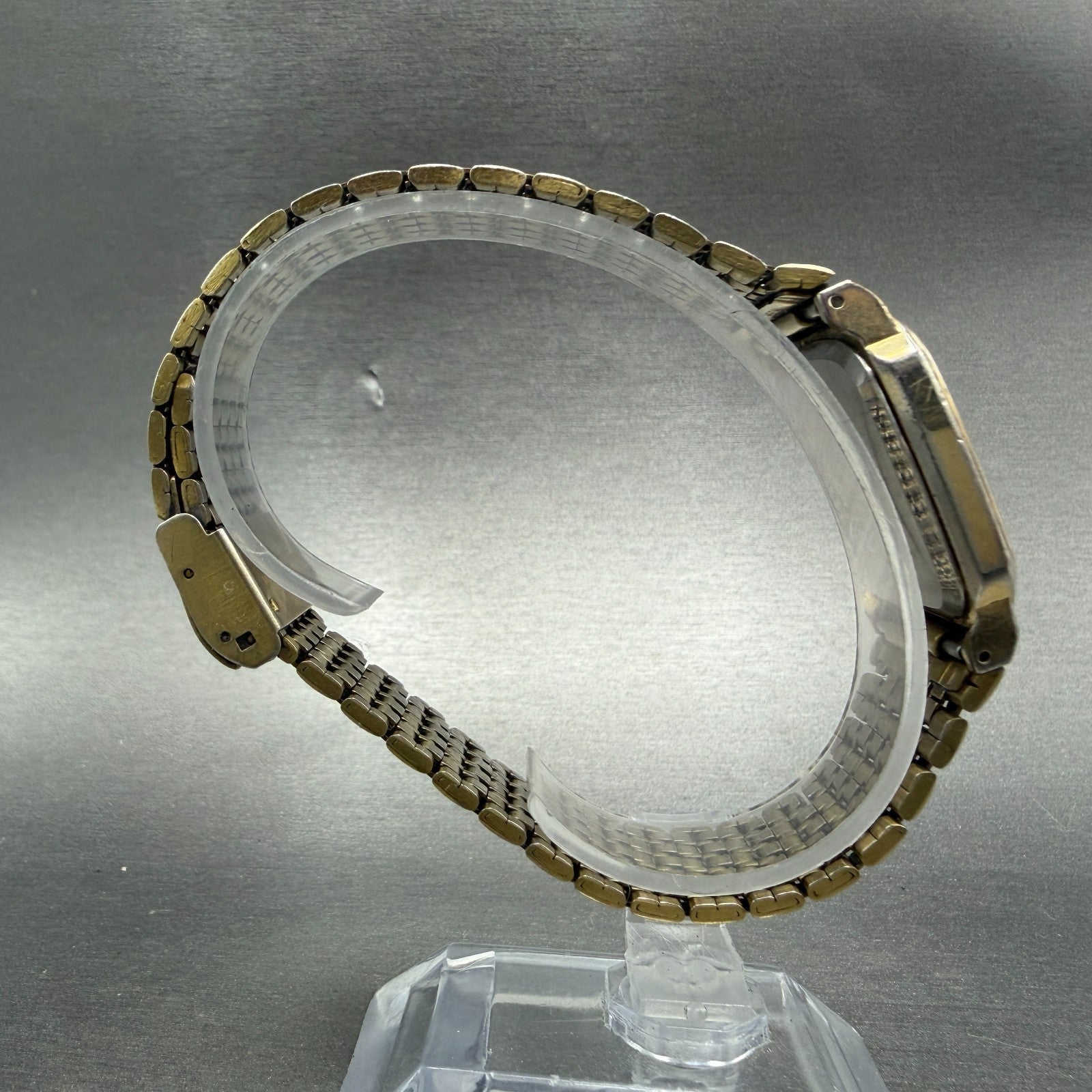 Citizen Tank Watch Unisex 27mm White Dial Gold Tone Rectangle 6031-K03658 PARTS9