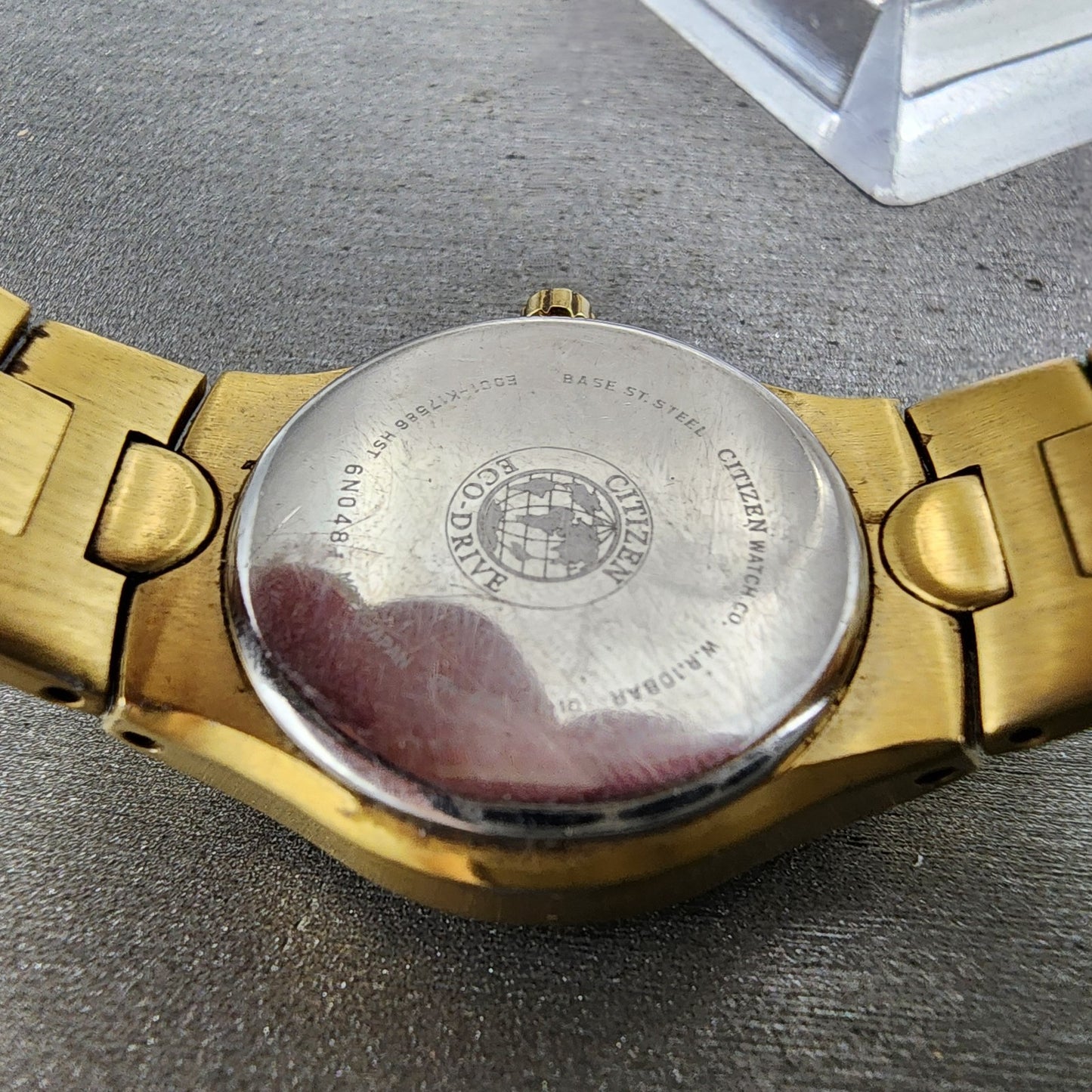 Citizen ecoDrive WR 100 Watch Women 26mm Silver Dial Gold Tone Daydate Runs9