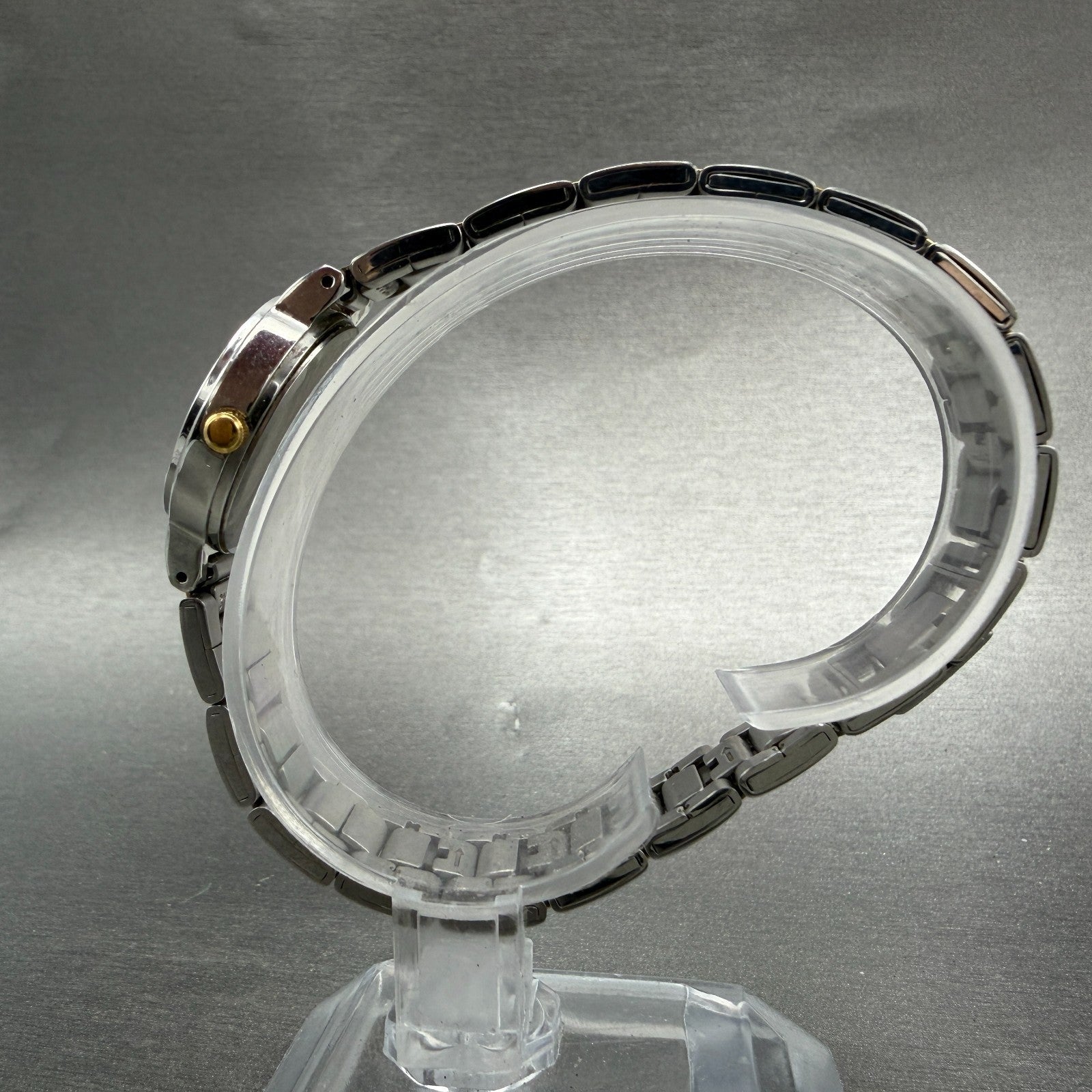 Seiko Watch Women 24mm Black Dial Two Tone Round 7N01-0BA0 New Battery Vintage6