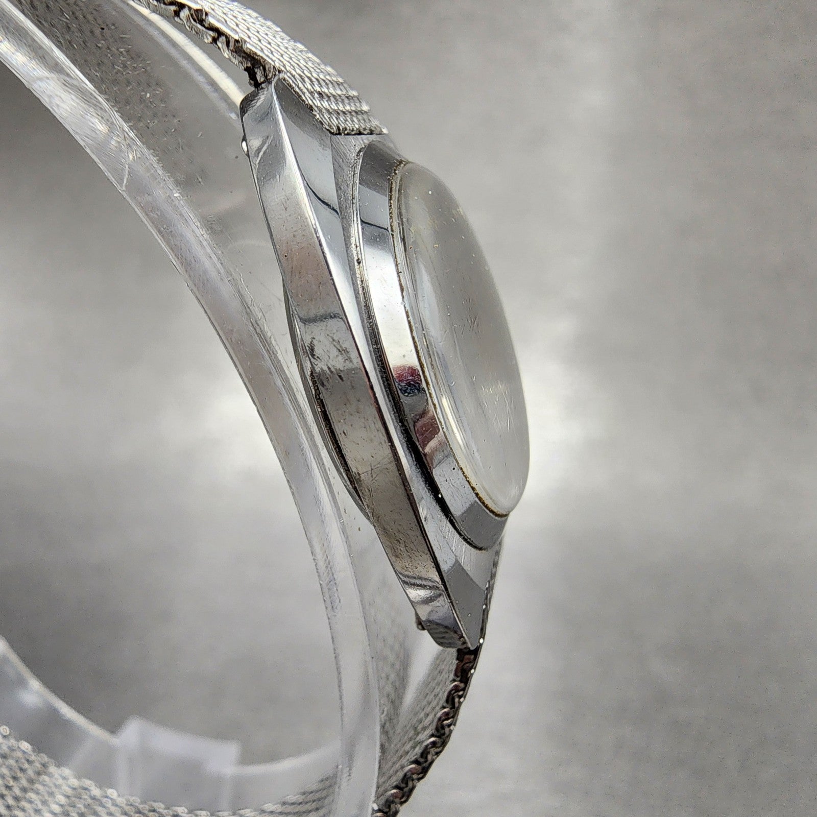 Waltham Watch Women 22mm Silver Dial Steel Manual Wind Mesh Band READ!!!!!!! VTG3
