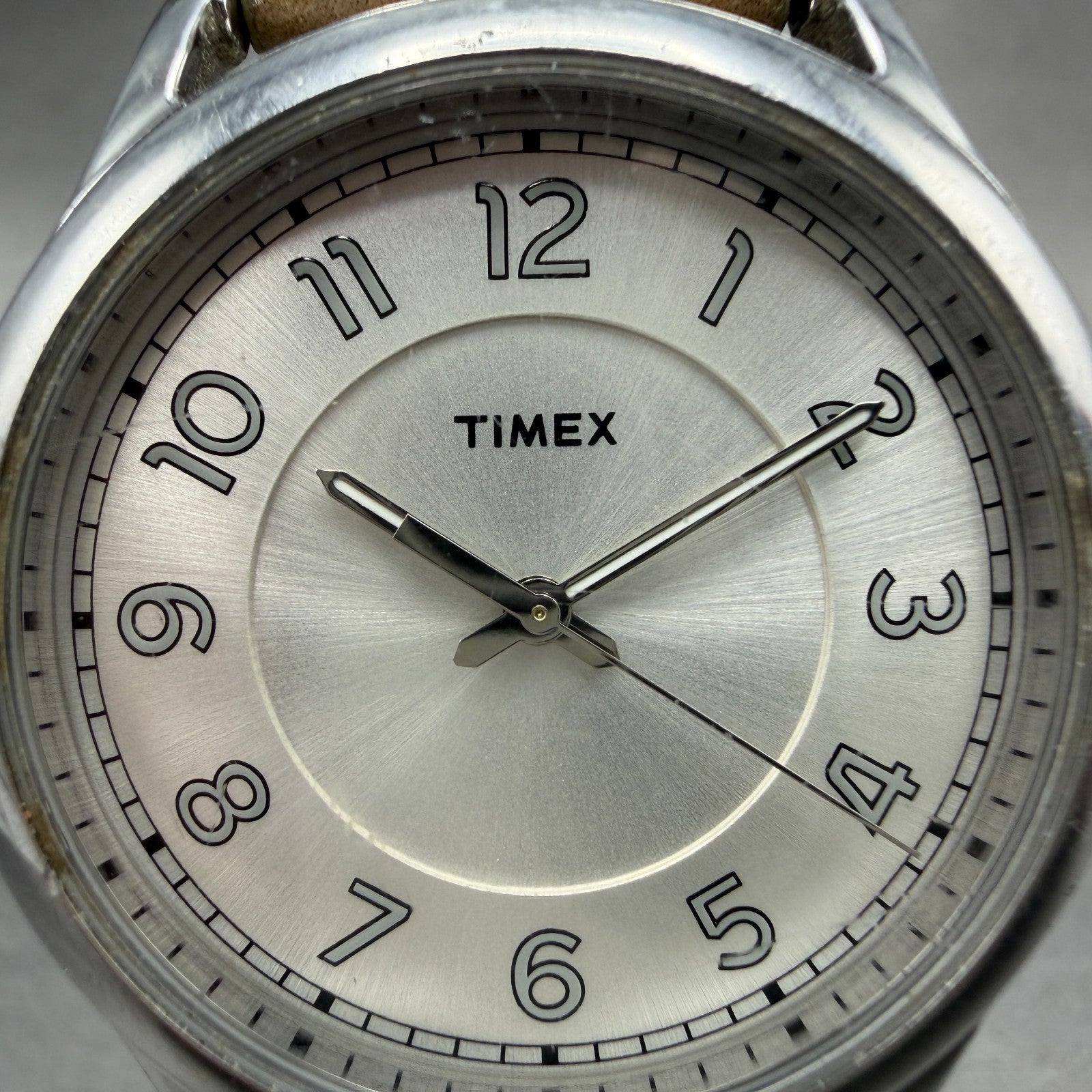 Timex New England Watch Women 36mm Silver Dial Silver Tone TW2R23200 New Battery1