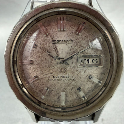 Seiko Business A Watch Men 37mm Silver Dial Silver Tone Daydate 8346-9010 PARTS2