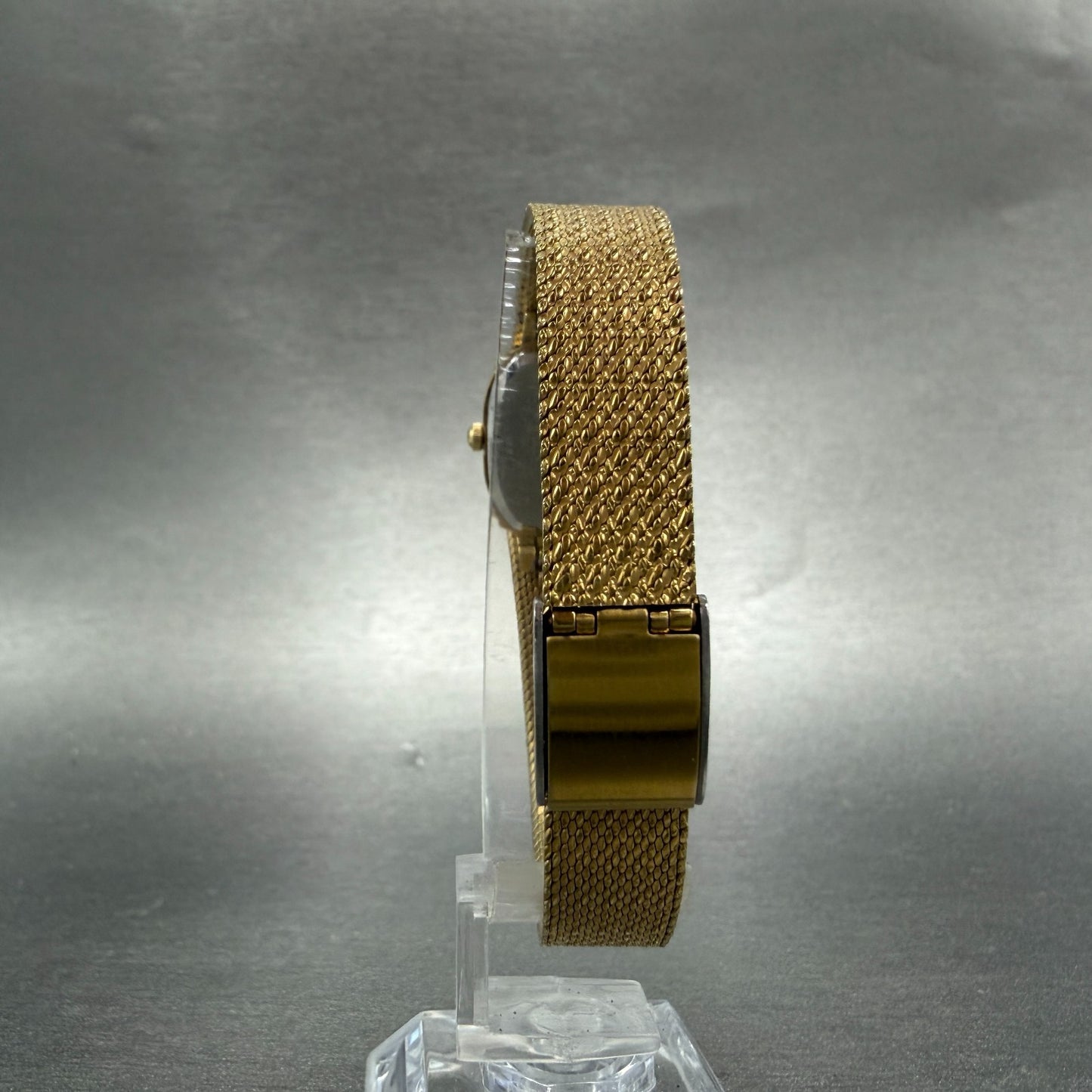 Seiko Alba Estate Tank Watch Women 19mm Champagne Dial Gold Tone New Battery7