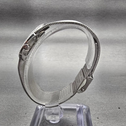 Skagen Watch Women 26mm MOP Dial Silver Tone Gemmed 566XSSS New Battery6