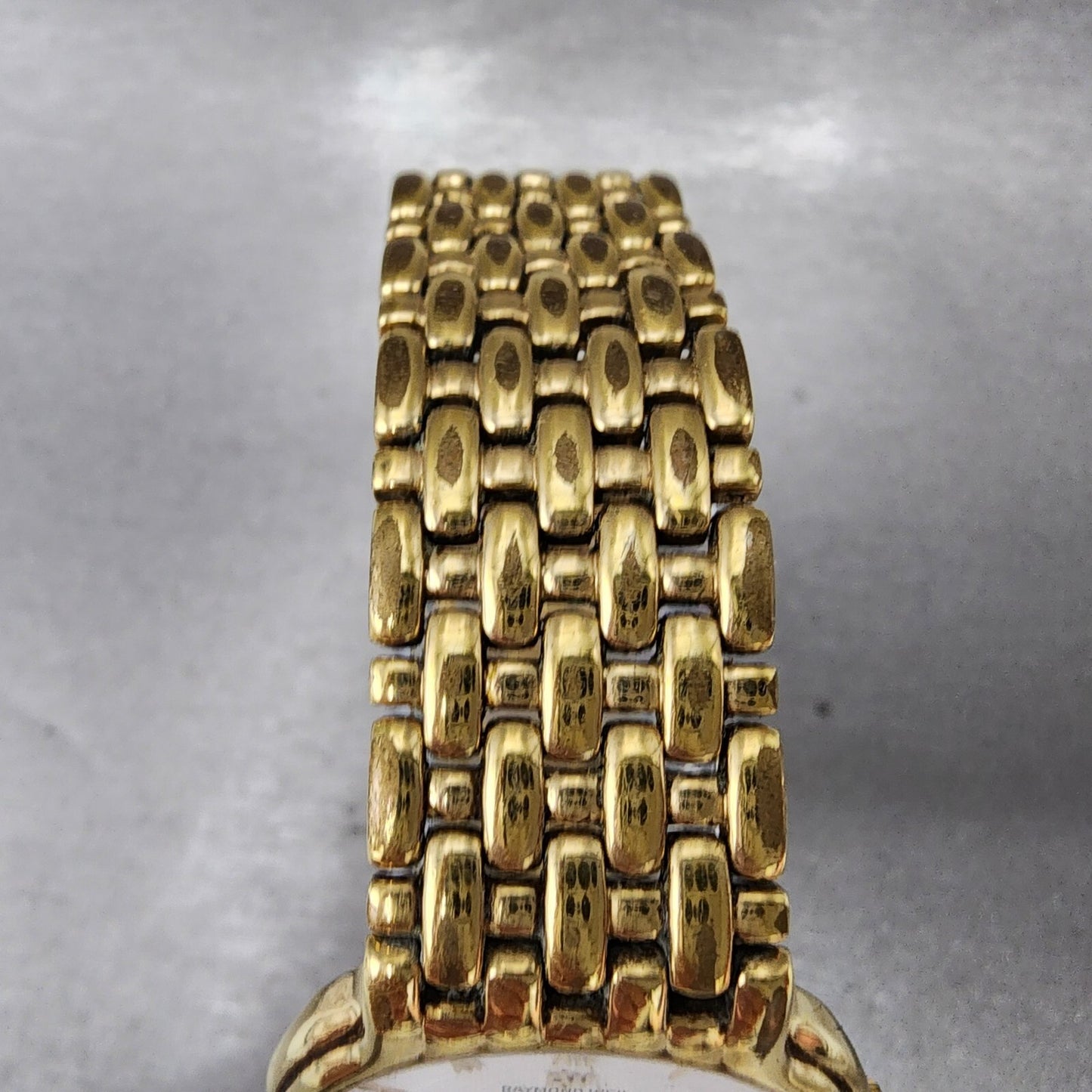 Raymond Weil Fidelio Watch Men 32mm White Dial Gold Plated Date Round New BattB24