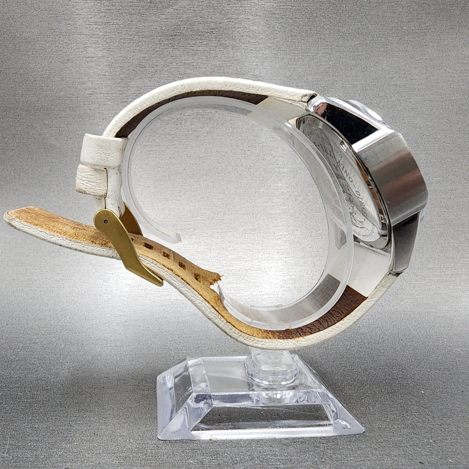 Diesel Master Cheif Watch Men 45mm White Dial Steel Date Round DZ1476 New Batt8