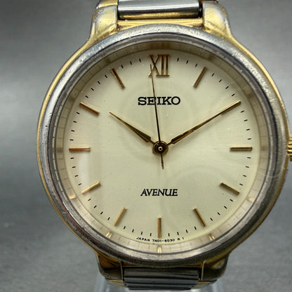 Seiko Avenue Watch Unisex 31mm Champagne Dial Two Tone 7N01-6F50 PARTS2