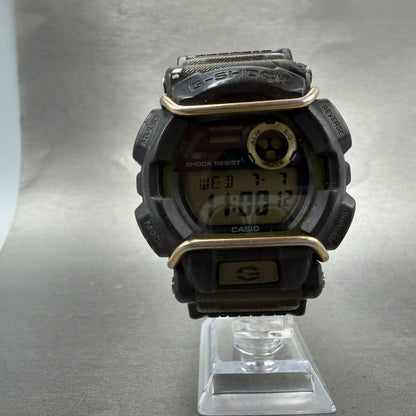 Casio G-Shock GD-400 Watch Men 48mm Digital Black Green Alarm Chrono New Batt AB5