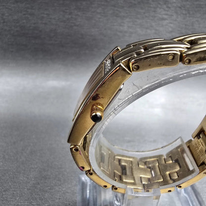 Citizen Elegance Watch Women 13mm Gold Dial Gold Tone 5421-S91603 New Battery 672